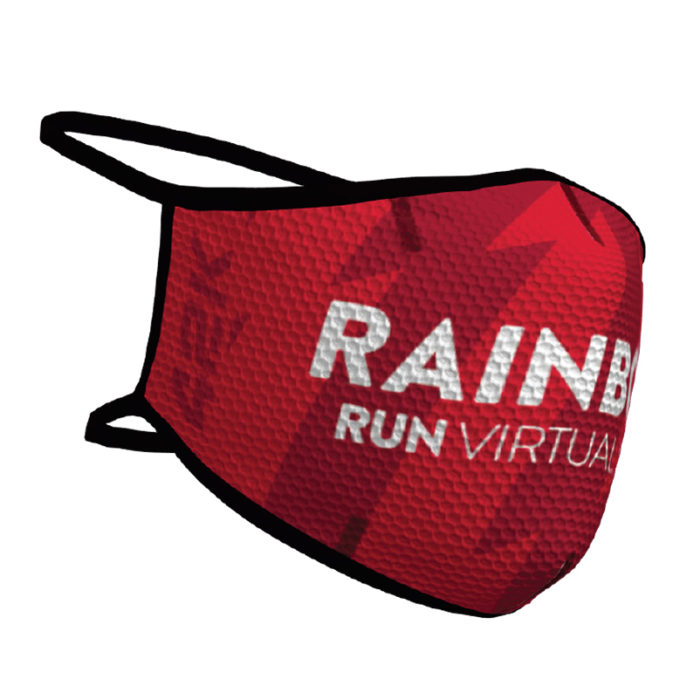 Macarilla deportiva reutilizable Rainbow Virtual Series