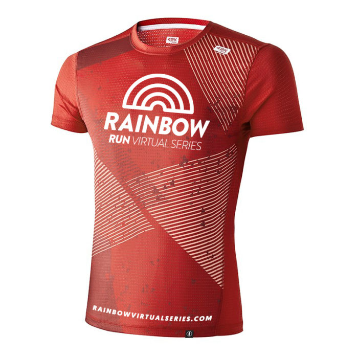 Camiseta técnica 100% reciclada Rainbow Virtual Series