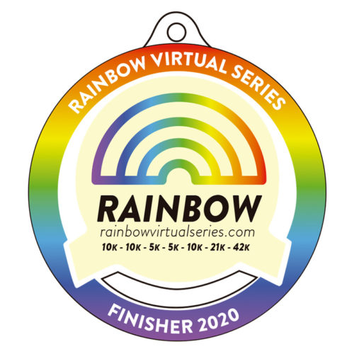 medalla finisher rainbow