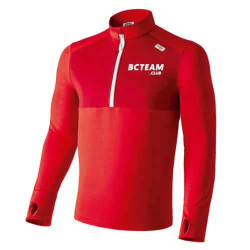 Sudadera técnica BCTEAM – 42K ZERO RED